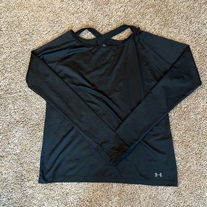 Black Long Sleeve Under Armor Shirt
